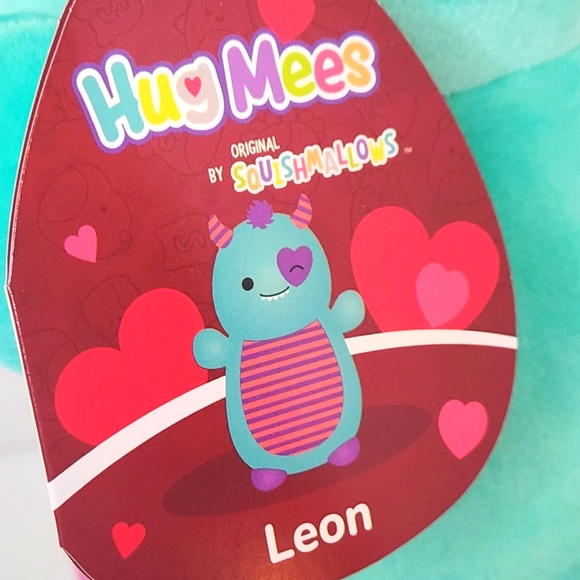 ❤️ LEON 👻 Love Monster HugMee Valentines 2024 Original Squishmallow ☆》NWT《☆ - Picture 2 of 8